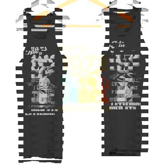 1972 Vintage Drum Set Tank Top | Mazezy