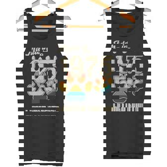 1975 Dog Paw Print Vintage Tank Top | Mazezy