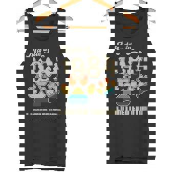 1984 Dog Paw Print Vintage Tank Top | Mazezy