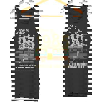 1985 Camping Caravan Vintage Tank Top | Mazezy
