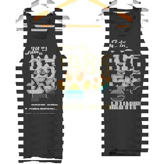 1985 Dog Paw Print Vintage Tank Top | Mazezy