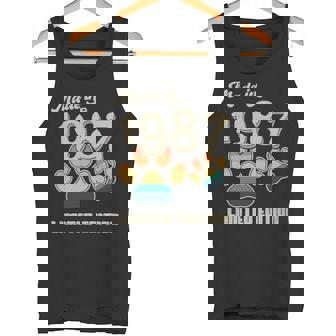 1987 Dog Paw Print Vintage Tank Top | Mazezy