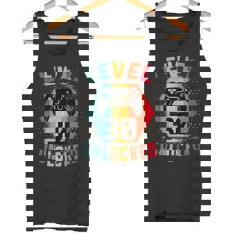 30 Años Cumpleaños Regalo Gamer T Level 30 Unlocked Camiseta sin mangas - Regaloses