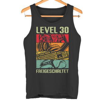 30Th Birthday Man Decorative Gamer Gamer Gamer For 30 Years Man Tank Top - Geschenkecke