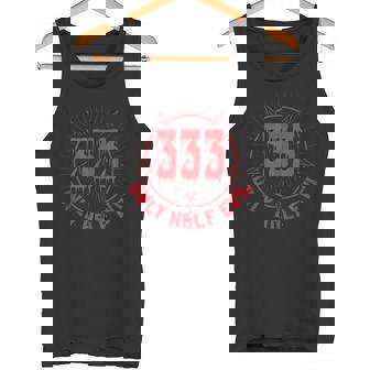 333 I'm Only Half Evil Tank Top Tank Top - Monsterry