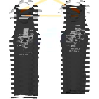 4-Wheel Drive Car Art Tank Top - Monsterry