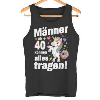 40 Geburtstag Mann Männer Ab 40 Sprüche 40 Geb Deko Tank Top - Geschenkecke