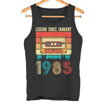 40 Years Old Legend Since January 1985 40Th Birthday Tank Top - Geschenkecke