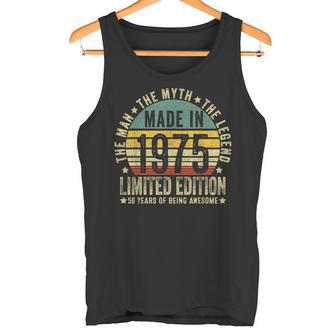 50 Year Oldintage 1975 Limited Edition 50Th Birthday Tank Top - Geschenkecke