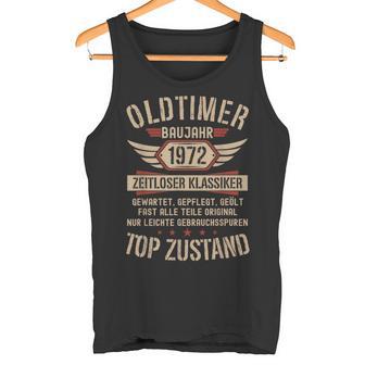 50Th Birthday 50 Yearsintage Car 1972Intage Tank Top - Geschenkecke