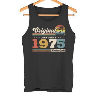 50Th Birthday Man Januaryintage 1975 Tank Top - Geschenkecke