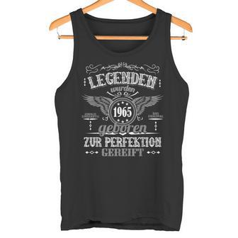 60 Geburtstag Mann 60 Jahre Alt 1965 Geboren Lustig Deko Tank Top - Geschenkecke