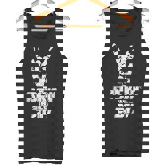 7 Years Old Rockin' Since 2017 Vintage Rock On Hand Horns Tank Top - Monsterry