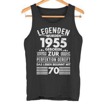 70Th Birthday Man 70 Years Oldintage 1955 Decorative Tank Top - Geschenkecke