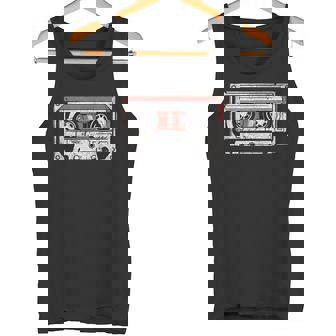 80s 90s Nostalgic Retro Cassette Tape Throwback-Memories Tank Top - Monsterry