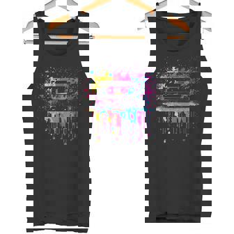 80S 90S Retro Party Fancy Dress Cassette Tank Top - Geschenkecke