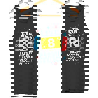 8º Cumpleaños Nivel 8 Desbloqueado Impresionante 2017 Camiseta sin mangas - Regaloses