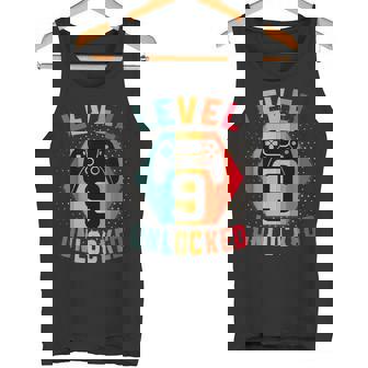 9 Años Cumpleaños Regalo Gamer T Level 9 Unlocked Camiseta sin mangas - Regaloses