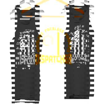 911 Dispatcher Nameless Faceless Fearless Thin Yellow Line Tank Top Tank Top - Monsterry