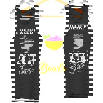 Acai Bowl Berry Fruit Juice Healthy Brazilian Smoothie Tank Top - Monsterry