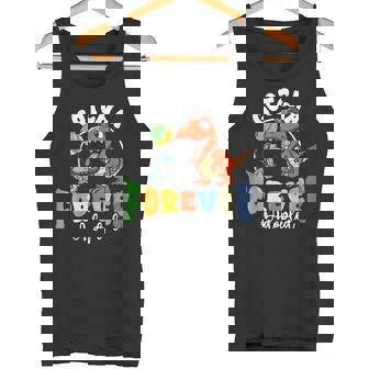 Adoption Day Trex Dino Gotcha Forever Foster Adoptive Family Tank Top - Monsterry