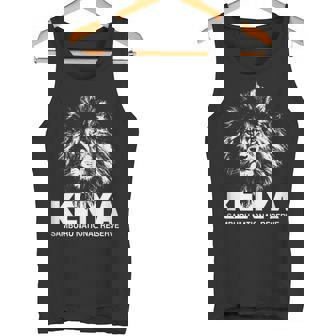 AFRICA Kenya Samburu Lion Reserve African Safari Tank Top Tank Top - Monsterry