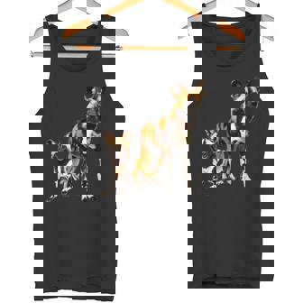 African Painted Dogs African Wild Dog Lovers Animal Tank Top - Monsterry