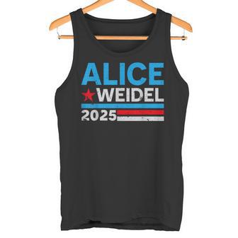 Alice Weidel Fan Item German Chancellor 2025 Alice Weidel Blue Tank Top - Geschenkecke