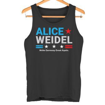 Alice Weidel Fan Item Germany Chancellor 2025 Tank Top - Geschenkecke