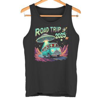 Alien Road Trip 2025 Space Adventure UFO Enthusiasts Costume Tank Top - Monsterry