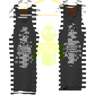 Alien Trying To Get Back Home Galaxy Space Et Camiseta sin mangas - Regaloses