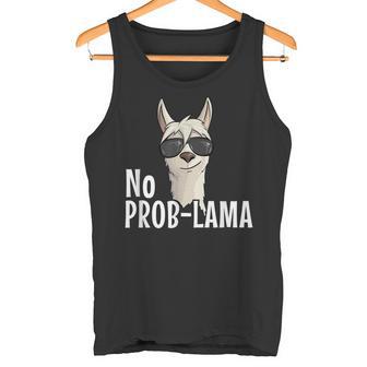 Alpaca With Sunglasses No Prob-Lama Hipster Lama Tank Top - Geschenkecke