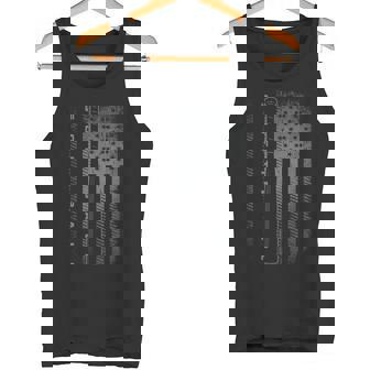 American Flag Softball Apparel Softball Tank Top - Monsterry