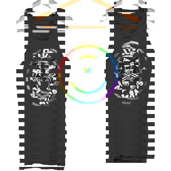 Amo A Mis Dos Mamás Lesbiana Mamá Lgbt Familia Lesbiana Embarazo Camiseta sin mangas - Regaloses