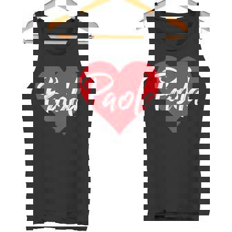 Amo A Paola Primer Nombre Yo Corazón Camiseta sin mangas - Regaloses