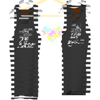 Amor Piezas De Rompecabezas Autistas Para Concienciación Sobre El Autismo Camiseta sin mangas - Regaloses