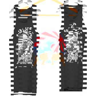 Anillos Sumo Japón Hokusai Wave Camiseta sin mangas - Regaloses
