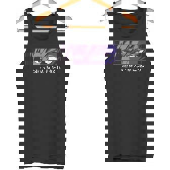 Anime Man Boy With Angry Eyes Japanese Japan Premium Tank Top - Monsterry