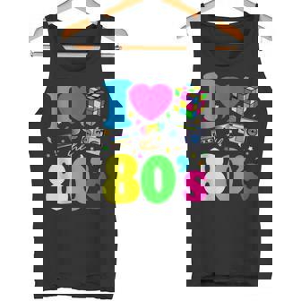 Años 80 I Love The 80S Intage Retro Sin Mangas Camiseta sin mangas - Regaloses