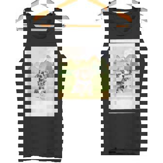 Aquarelle Havanese Companion Man's Best Friend Tank Top - Monsterry