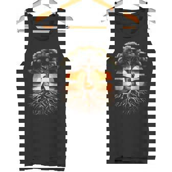 Árbol De Guitarra Acústica Por El Lago Guitarrista Guitar Lake Camiseta sin mangas - Regaloses