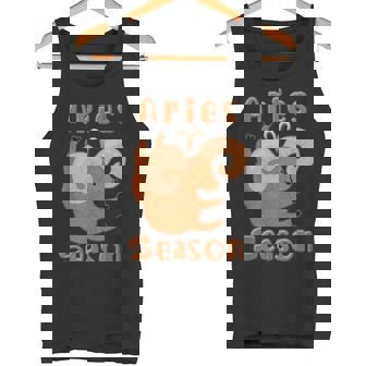 Aries Season Zodiac Sign Birthday Horoscope Cartoon Tank Top - Monsterry