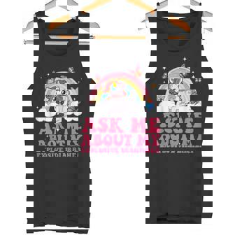 Ask Me About My Explosive Diarrhea Adult Inappropriate Tank Top - Monsterry