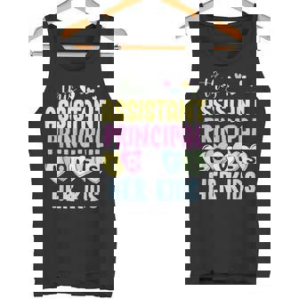 Assistant Principal Loves Her Kids School Valentines Day Tank Top - Monsterry