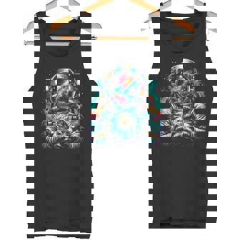 Astronaut Planets Astronaut Science Space Cosmic Earth Day Tank Top - Monsterry