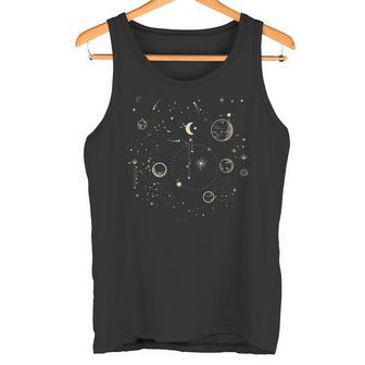 Astronomie Sterne Sonne Mond Planeten Astronaut Kosmonauten Geschenk Tank Top - Geschenkecke