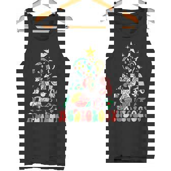 Audiology Christmas Tree Audiologist Squad Healthcare Worker Tank Top - Monsterry