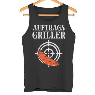 Auftrags Griller Wurst Grill Bbq Grill Master Tank Top - Geschenkecke