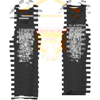 Autism Meme Tism Squelette Autistique Et Gay Humour Débardeur e - Cadeauxyz