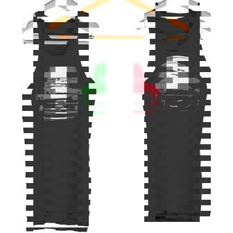 Autobianchi Bianchina 1960 Coche Clásico Italiano Con Bandera Camiseta sin mangas - Regaloses